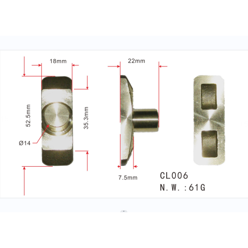 Gearbox Parts for heavy truck Fast CAR WG2227220042 Shift the copper block